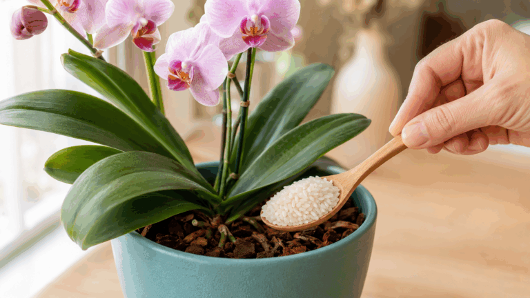Reiswasser für Orchideen: Einfacher Pflegetipp für kräftige Blätter und gesunde Wurzeln